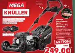 Kaufland DE Parkside performance benzin- rasenmäher 20 v ppbrm 46 tilbud