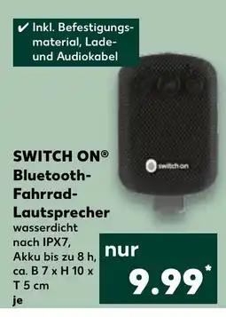 Kaufland DE Switch on bluetooth- fahrrad- Lautsprecher tilbud