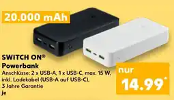 Kaufland DE Switch on powerbank tilbud