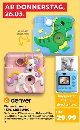 Kaufland DE Denver kinder-kamera kpc-1263bu/ro tilbud