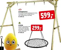 jem & fix Gyngestativ (træ) tilbud