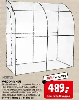 jem & fix Vægdrivhus tilbud