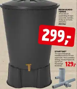jem & fix Regnvandstønde 210 liter tilbud