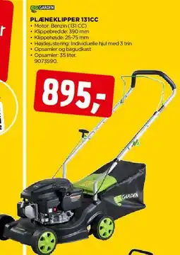 jem & fix Plæneklipper 131CC tilbud