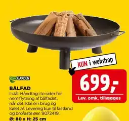 jem & fix Bålfad (stor) - kun i webshop tilbud