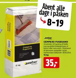 jem & fix Cempexo Fugesand tilbud