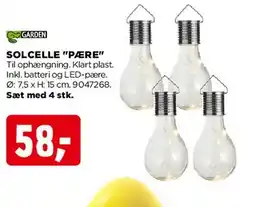 jem & fix Jordlys med solceller tilbud