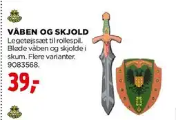 jem & fix Våben og skjold (legetøj) tilbud