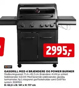 jem & fix Bærbar gasgrill (1 brænder) tilbud