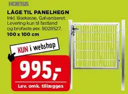 jem & fix Låge til panelhegn tilbud