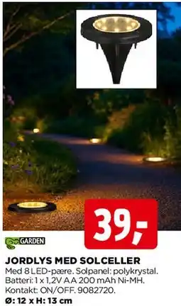 jem & fix Solcelle 'pære' tilbud