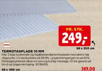 jem & fix Termotagplade 10 mm tilbud