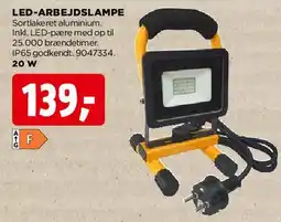 jem & fix LED-arbejdslampe (bærbar) tilbud