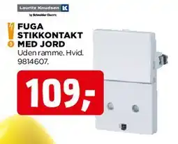 jem & fix Fuga stikkontakt med jord tilbud