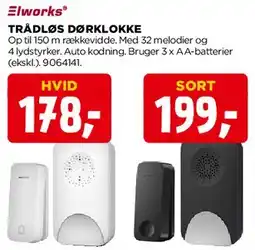 jem & fix Trådløs dørklokke tilbud