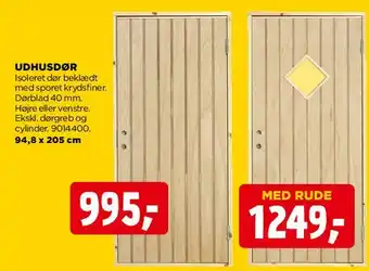 jem & fix UDHUSDØR tilbud