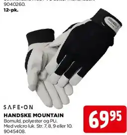 jem & fix Handske Mountain tilbud