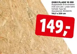 jem & fix OSB3 PLADE 10 MM tilbud