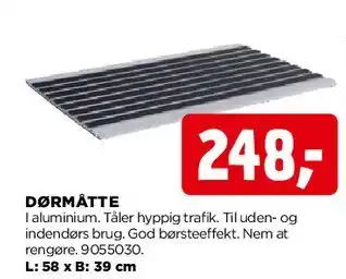 jem & fix Dørmåtte tilbud