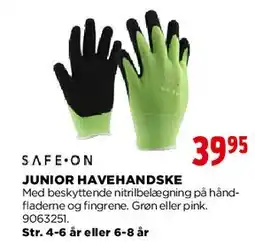 jem & fix JUNIOR HAVEHANDSKE tilbud