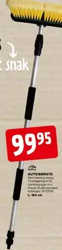 jem & fix Autobørste (teleskop) tilbud