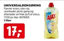 jem & fix Ajax universalrengøring (opvaskemiddel) tilbud