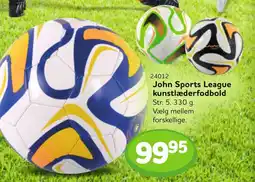 Buddy Leg John Sports League kunstlæderfodbold tilbud
