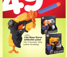 Buddy Leg Lille Blaze Storm softbullet-pistol tilbud