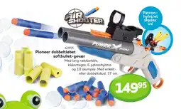 Buddy Leg Pioneer dobbeltløbet softbullet-gevær tilbud