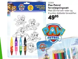 Buddy Leg Paw Patrol farvelægningssæt tilbud