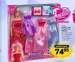 Buddy Leg Judith med 5 kjoler og tilbehør tilbud