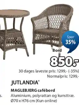 JYSK MAGLEBJERG cafébord tilbud