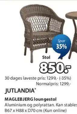 JYSK MAGLEBJERG loungestol tilbud