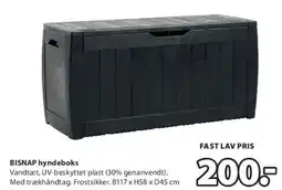 JYSK BISNAP hyndeboks tilbud