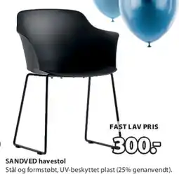 JYSK SANDVED havestol tilbud