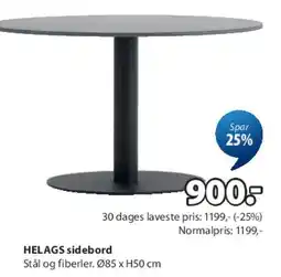 JYSK HELAGS sidebord tilbud