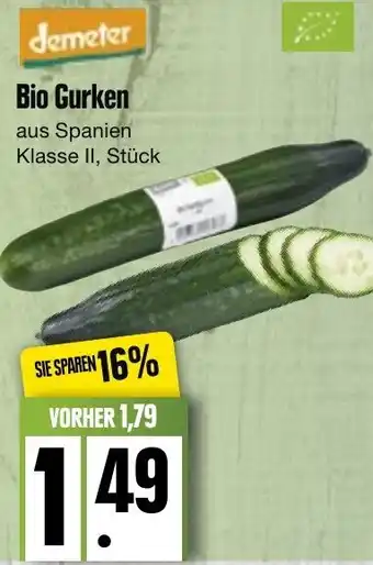 Zentralmarkt Bio Gurken tilbud