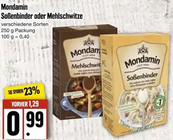 Mondamin Soßenbinder Oder Mehlschwitze
