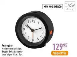 Imerco Analogt ur tilbud