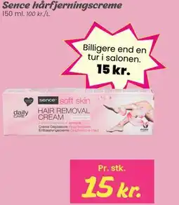 Hi five Sence hårfjerningscreme tilbud