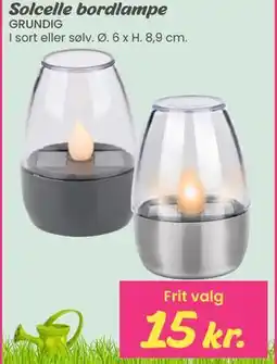 Hi five Solcelle bordlampe tilbud