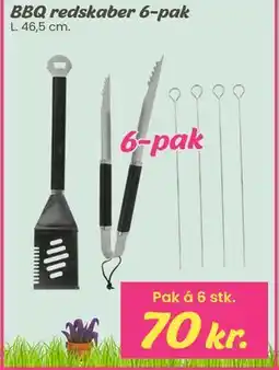 Hi five BBQ redskaber 6-pak tilbud