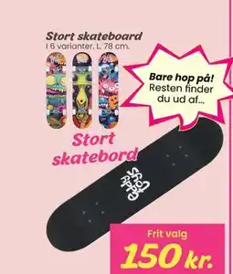 Hi five Stort skateboard tilbud
