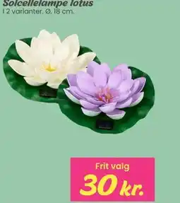 Hi five Solcellelampe lotus tilbud