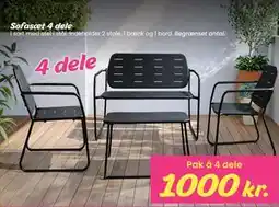 Hi five Sofasæt 4 dele tilbud