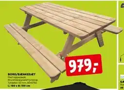 jem & fix BORD/BÆNKESÆT tilbud