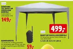 jem & fix EASY UP PAVILLON EMPOLI tilbud