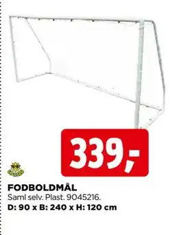 jem & fix FODBOLDMÅL tilbud