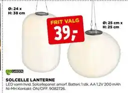jem & fix SOLCELLE LANTERNE tilbud
