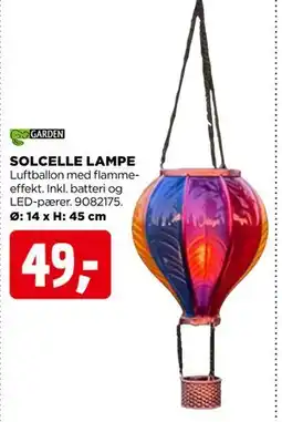 jem & fix SOLCELLE LAMPE tilbud